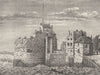 SEINE-MARITIME. Le Havre. La tour Francois ler 1880 old antique print picture