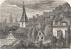 SEINE-MARITIME. Le Havre. Eglise d'ingouville 1880 old antique print picture