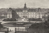 SEINE-MARITIME. Le Havre. Hotel de Ville et Jardin public 1880 old print