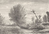 SEINE-MARITIME. Le Havre. Paysage aux area de Montivilliers 1880 old print