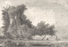 SEINE-MARITIME. Le Havre. Paysage aux environs de Gournay 1880 old print
