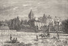 SEINE-MARITIME. Le Havre. Abbaye de Graville 1880 old antique print picture