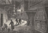 SEINE-MARITIME. Le Havre. chaufferies de machine a bord du Canada 1880 print