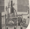 SEINE-MARITIME. Le Havre. de profil machines du paquebot Canada 1880 old print