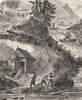 GERMANY. The Black Forest. A Black Forest Timber Raft c1893 old antique print