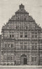 GERMANY. The Rat-Catcher's House, Hameln c1893 old antique print picture