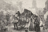 GERMANY. Berlin. The Goose Market c1893 old antique vintage print picture