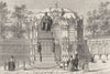 GERMANY. Dresden. Entry to Zwinger & statue of Frederick Augustus c1893 print