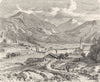 ITALY. The Tyrol and the Eastern Alps. Bruneck(Brunico) c1893 old print