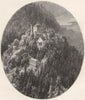 GERMANY. Tyrol & Eastern Alps. Castle of Hohenschwangau c1893 old print