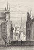 GERMANY. Nuremberg, with St Sebald's Church and the Castle c1893 old print