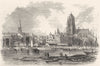 GERMANY. Frankfurt c1893 old antique vintage print picture