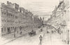 GERMANY. Magdeburg. The Breiteweg c1893 old antique vintage print picture