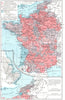 FRANCE IN 1328. Wool farming UK, manufacturing Flanders Artois Brabant 1956 map
