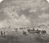FRANCE. Scene on the French Coast c1878 old antique vintage print picture