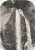 PUY-DE-DÔME. Auvergne and the Cevennes. Fall of Quereilh c1878 old print