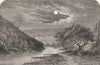 ARDENNES. France. Hautes-Rivieres c1878 old antique vintage print picture