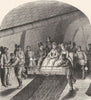 PARIS. Excursion in the Paris Sewers c1878 old antique vintage print picture