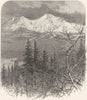 CALIFORNIA. Mount Shasta 1891 old antique vintage print picture