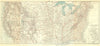USA. United States 1891 old antique vintage map plan chart
