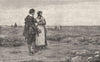 ENGLAND. New England. The return of the Mayflower to England 1891 old print