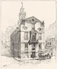 MASSACHUSETTS. New England. The Old State House, Boston 1891 antique print