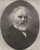 USA. New England. Longfellow 1891 old antique vintage print picture