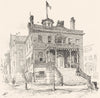 MASSACHUSETTS. New England. The Custom House, Salem 1891 old antique print