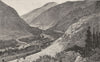 COLORADO. The great loop at Georgetown 1891 old antique vintage print picture