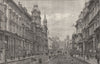 CALIFORNIA. California Street, San Francisco 1891 old antique print picture