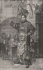 CALIFORNIA. A Chinese actor in the Theatre of San Francisco 1891 old print