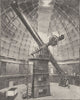 CALIFORNIA. The Largest Telescope in the world 1891 old antique print picture