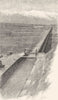CALIFORNIA. A Flume in California 1891 old antique vintage print picture