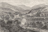 SCOTLAND. Flowerdale, Gairloch, Ross-Shire c1886 old antique print picture