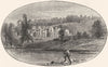 SCOTLAND. Abbotsford c1886 old antique vintage print picture