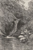 SCOTLAND. Habbie's Howe c1886 old antique vintage print picture
