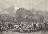SCOTLAND. Signing the Covenant, Greyfriars Churchyard c1886 old antique print