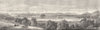 SCOTLAND. The Clyde, Dumbarton c1886 old antique vintage print picture