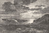 SCOTLAND. The Shore of Iona c1886 old antique vintage print picture