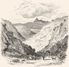 SCOTLAND. Funeral in Glen Outil, Skye c1886 old antique vintage print picture