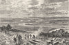 SCOTLAND. The Central Highlands. Windings of the forth c1886 old antique print
