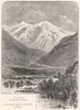 SCOTLAND. Grampians from Aviemore Rothiemurchus Forest c1886 old antique print