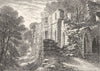 SCOTLAND. Royal Palace, Dunfermline c1886 old antique vintage print picture