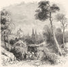 SCOTLAND. Old Aberdeen c1886 antique vintage print picture