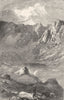 SCOTLAND. Lochnagar c1886 old antique vintage print picture