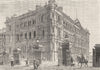 AUSTRALIA. NSW. Govt Buildings, Macquarie Street, Sydney 1886 old print
