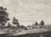 AUSTRALIA. South Australia. Adelaide in 1837 1886 old antique print picture