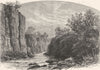 TASMANIA. Tasmania. On the South Esk, Tasmania 1886 old antique print picture