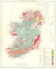 IRELAND GEOLOGICAL. Tertiary Cretaceous Jurassic Permian &c. STANFORD 1906 map