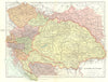 AUSTRIA-HUNGARY. Galicia Bohemia Moravia Styria Sclavonia &c. STANFORD 1906 map